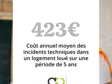 Saviez-vous que le coût annuel moyen des incidents techniques dans une location peut atteindre 423 € sur une période de 5 ans ? En effet, les problèmes de...